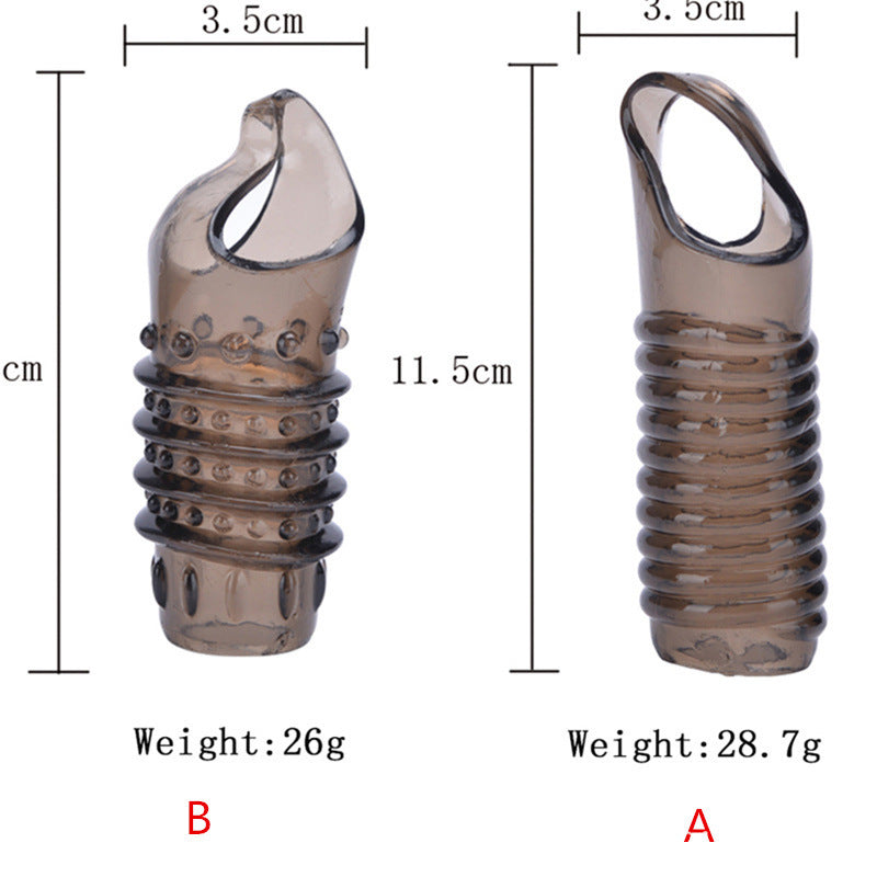 Bumpy Penis Sleeve with Ball Loop - image 2