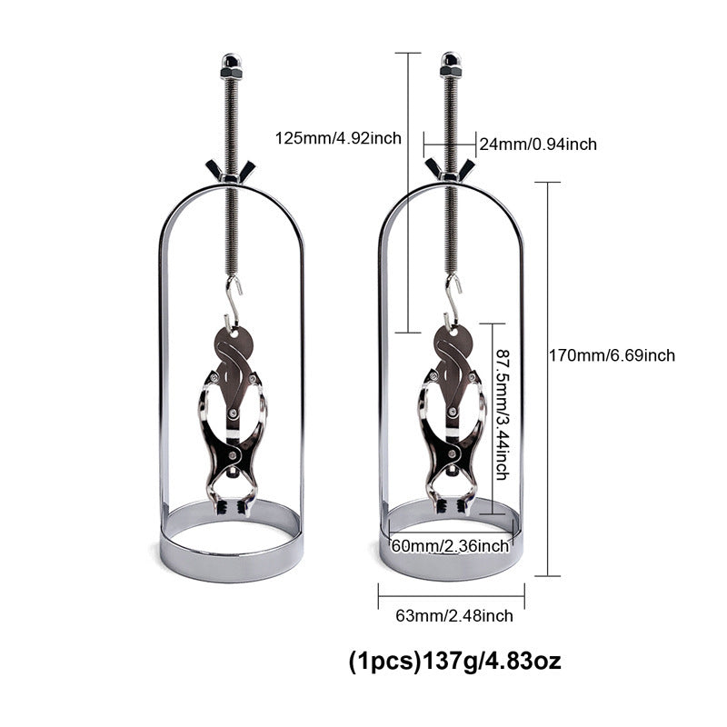 Lantern Nipple Clips - Silver - image 8