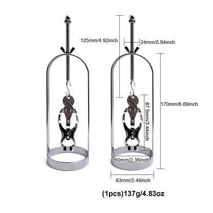 Lantern Nipple Clips - Silver - image 8