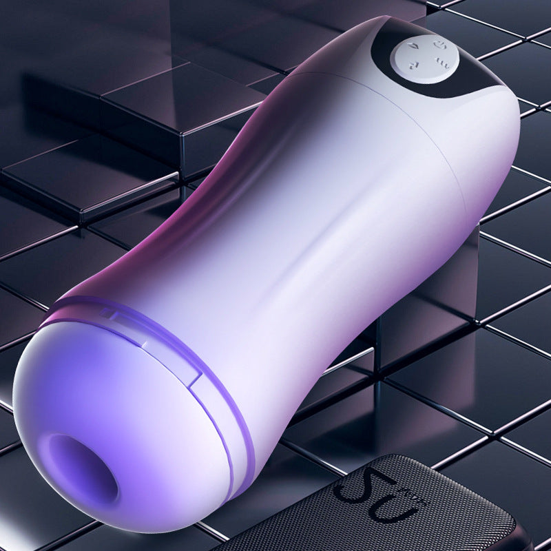 Deep Throat Suction Masturbator - White - image 0