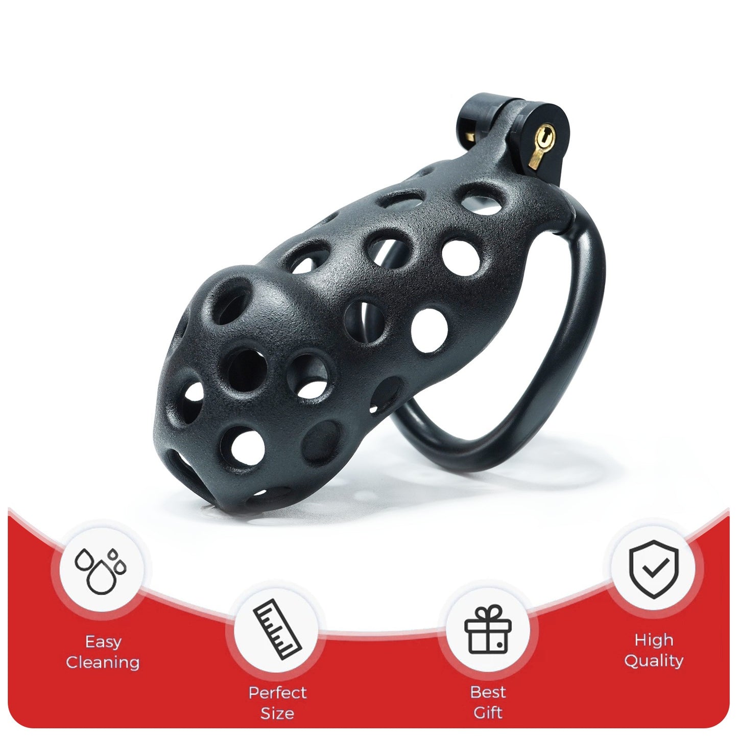 Cobra CB Lock Male Chastity Cage - image 9