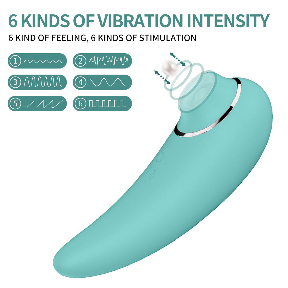 Tongue Licking Tease 6-modes Clitoris  Vibrator - Blue - image 4