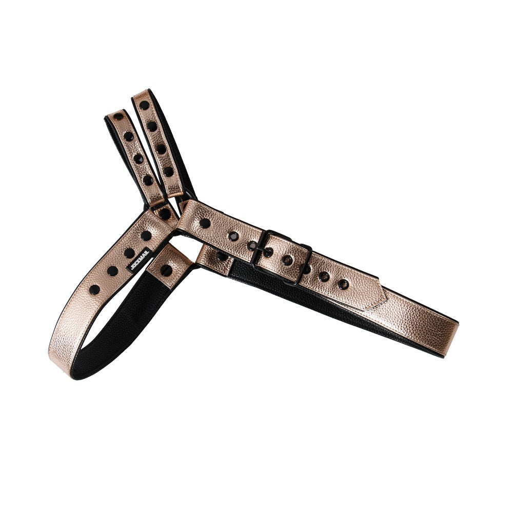 Adjustable Jockmail Men's Harness - Golden - One Size - image 6