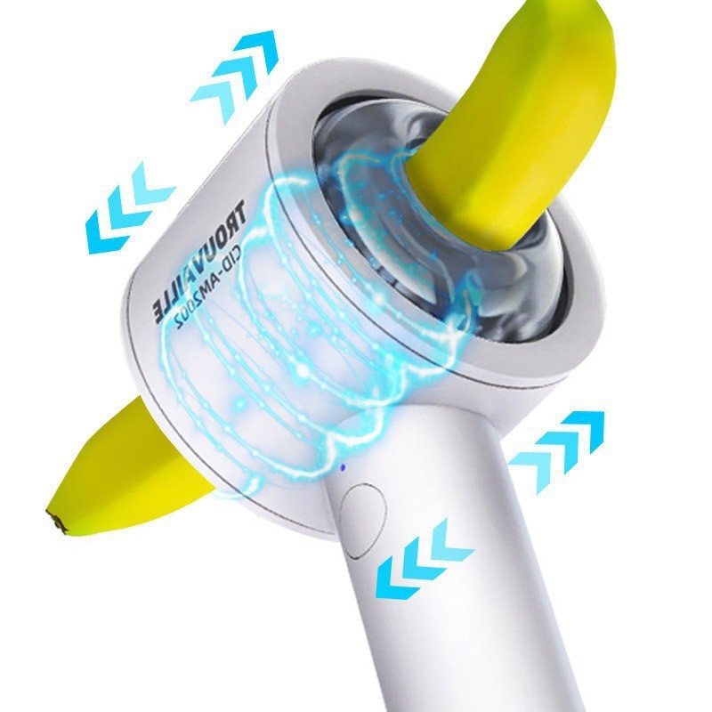 Trouvaille Banana Cleaner Masturbator - White - image 0