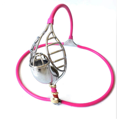 Men's Thong Semi Hollow Invisible Chastity Belt - image 1
