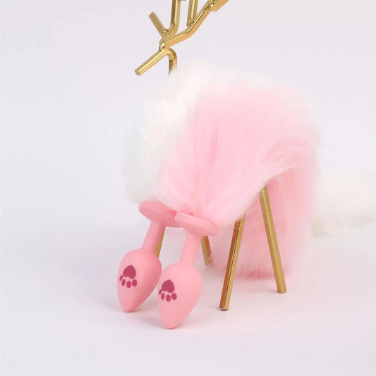 Bunny Tail Anal Butt Plug (Rabbit and Fox) - image 0