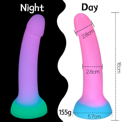 Luminous Silicone Dildo - B - image 2