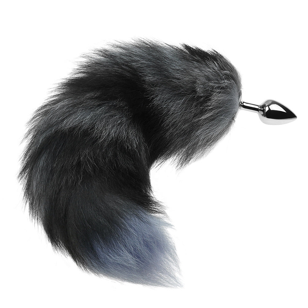 15.7'' Oversized Plush Fox Tail Butt Plug – Extra-Wide 3.94'' - image 4