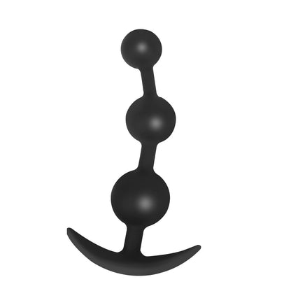 Silicone Big Beaded Butt Plugs - 3 beads - image 5