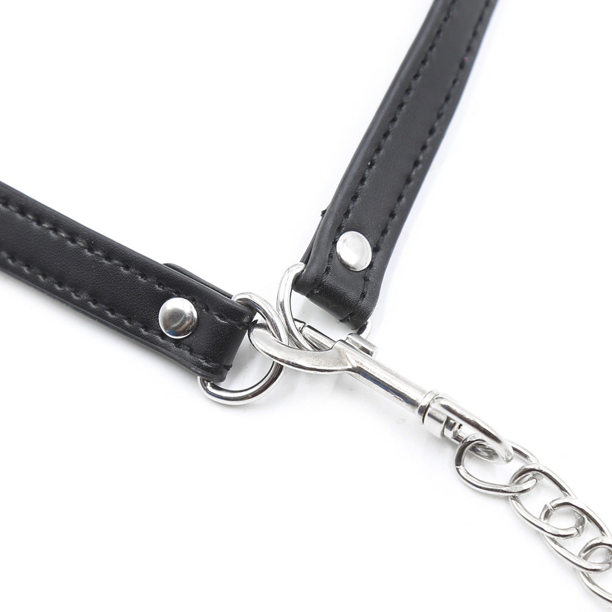 BDSM Mouth Gag With Leash - image 3