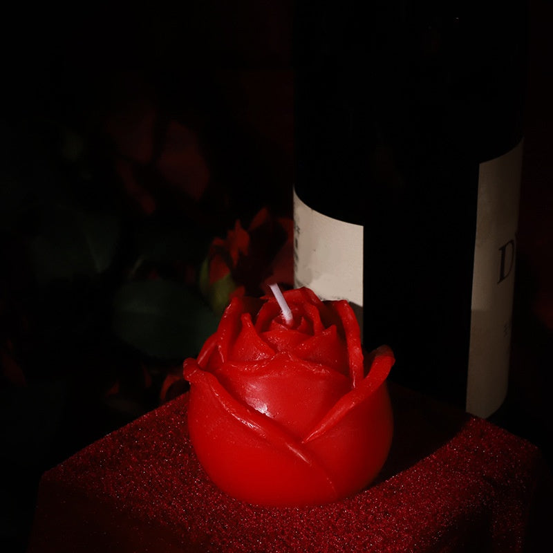 Bear Floral Low Temperature Candles - Red Rose - image 2