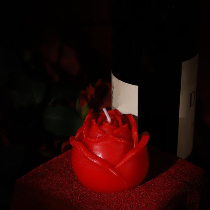 Bear Floral Low Temperature Candles - Red Rose - image 2