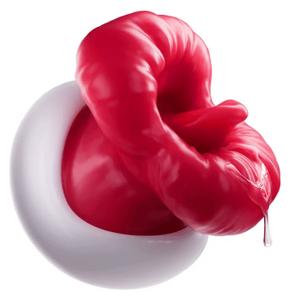 Clitoral Stimulator 8 Vibratiing & Licking Modes Nipple Toys - Red - image 0