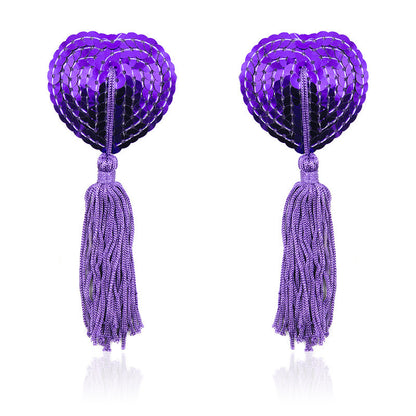 Nipple Tassels - Purple - image 3