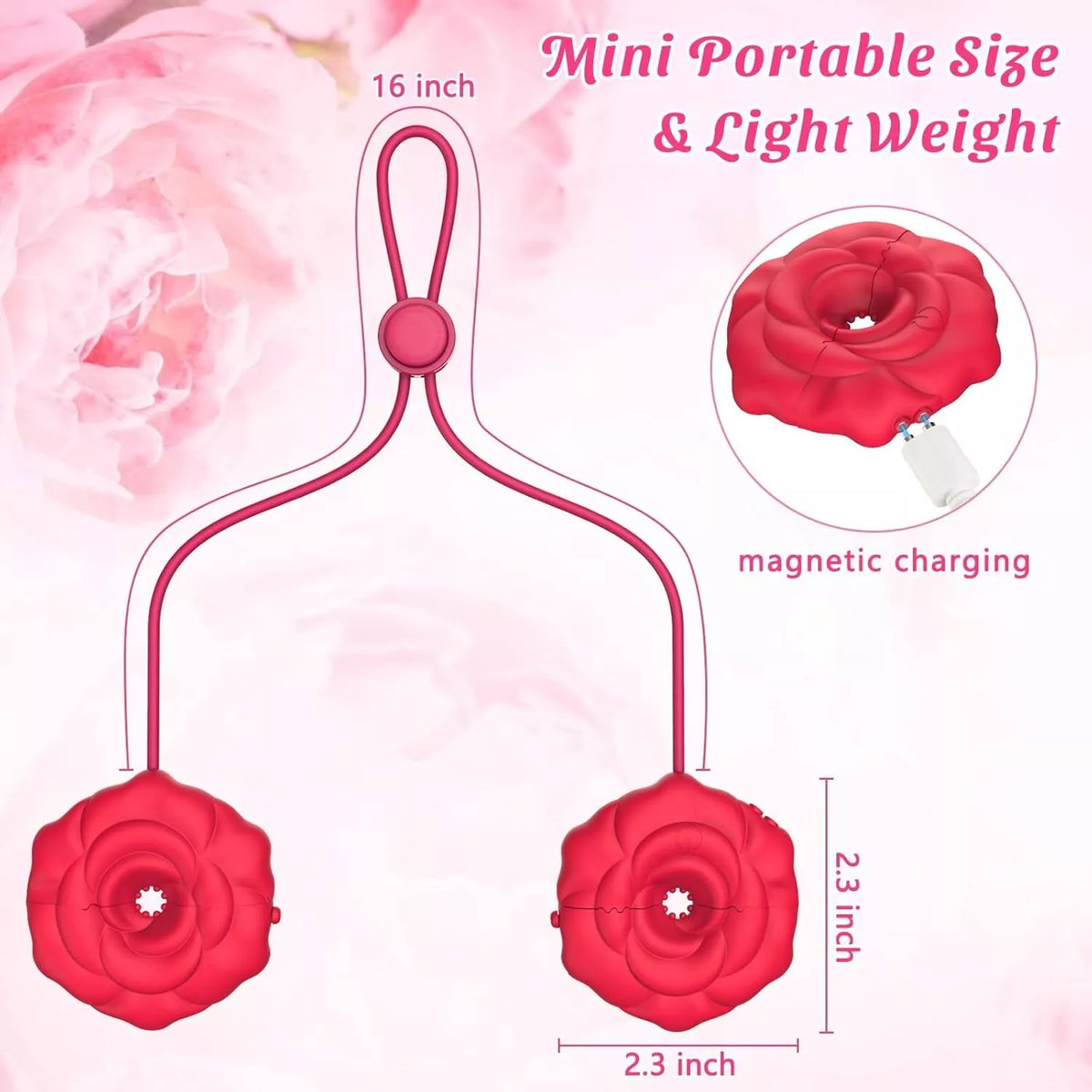 Rose Nipple Clamps - App Control - image 1