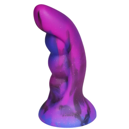 Alien Fantasy Finger Dildo – 6.3” Silicone Gradient Anal & Vaginal Toy with Suction Cup - D - image 0
