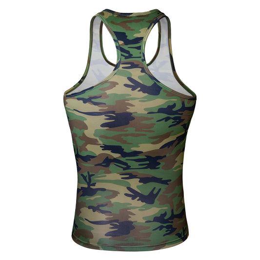 Men's Jungle Camouflage Tank Top Vest - Top - 2XL - image 1