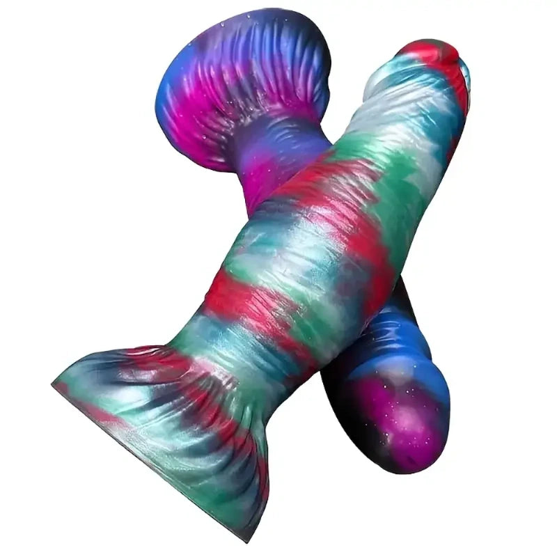 8.07" Ultra-Soft Monster Silicone Dildo with Suction Cup Base - image 2