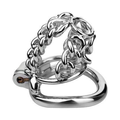 Thick Chainmail Steel Chastity Cage - image 3