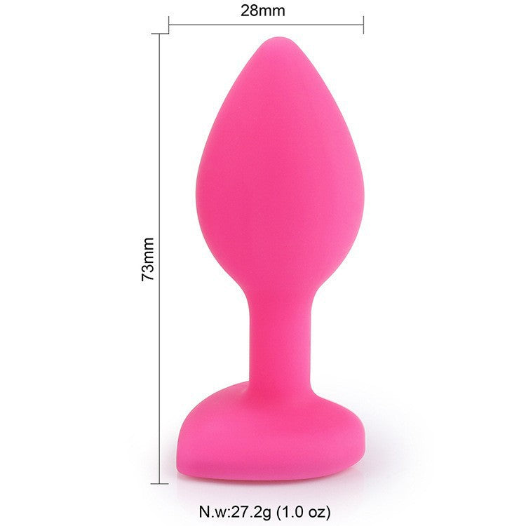Jeweled SiliconeButt Plugs - Small - image 0
