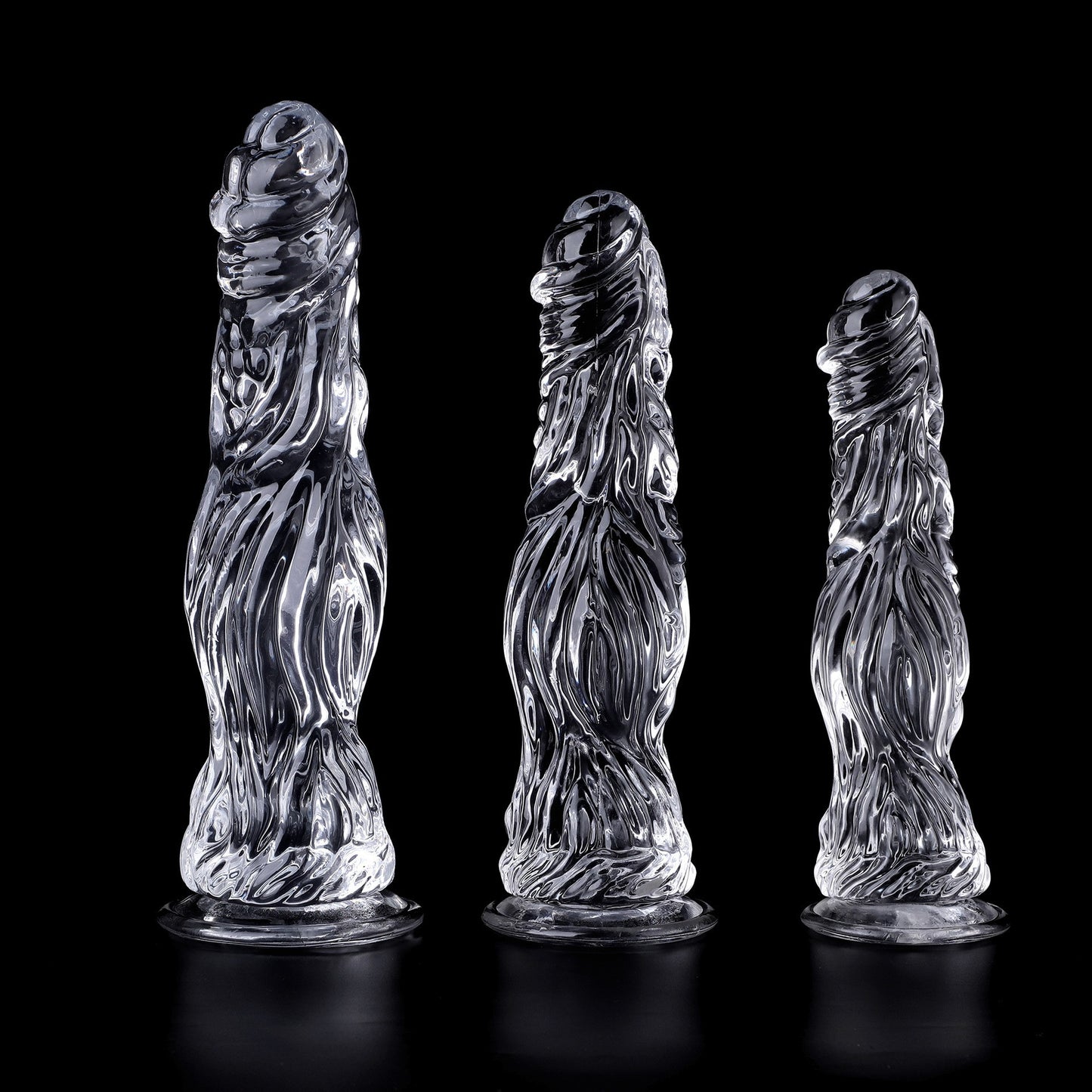 Realistic Suction Cup Dildo – Body-Safe TPE, Textured & Flexible for G-Spot & Anal Play - image 5