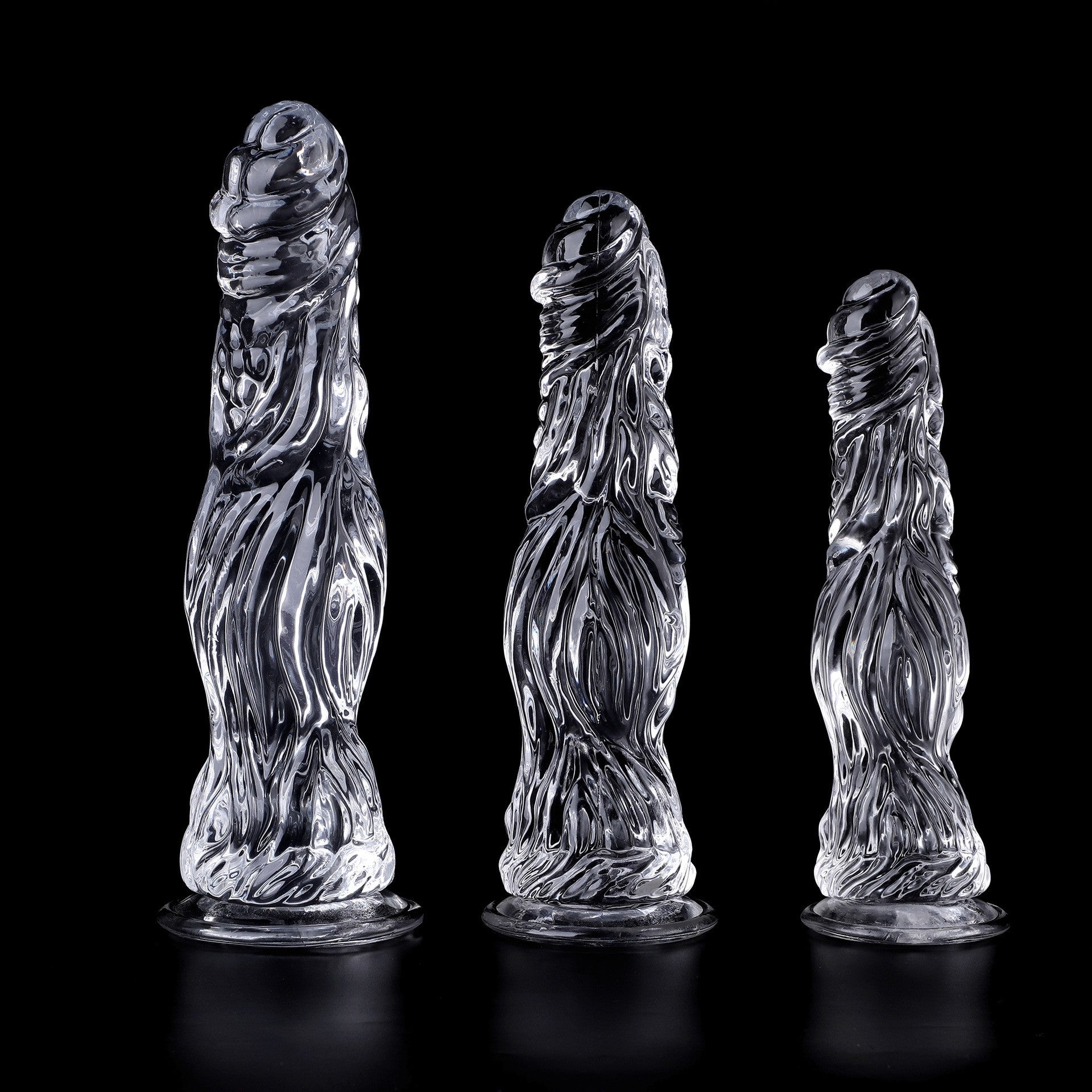 Realistic Suction Cup Dildo – Body-Safe TPE, Textured & Flexible for G-Spot & Anal Play - image 5