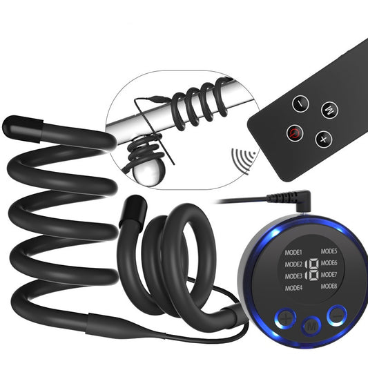 Male Electric Sex Toy Penis Training Ring - Black - image 0