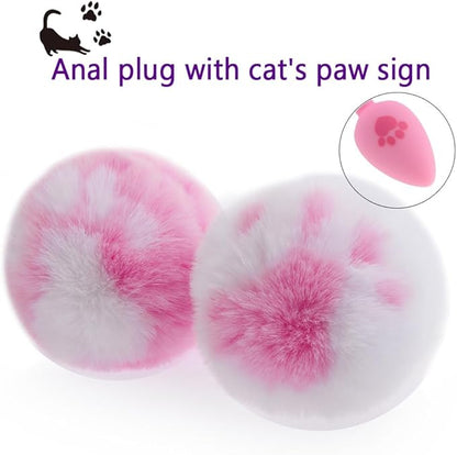Cat Paws Fluffy Anal Butt Plug - image 6