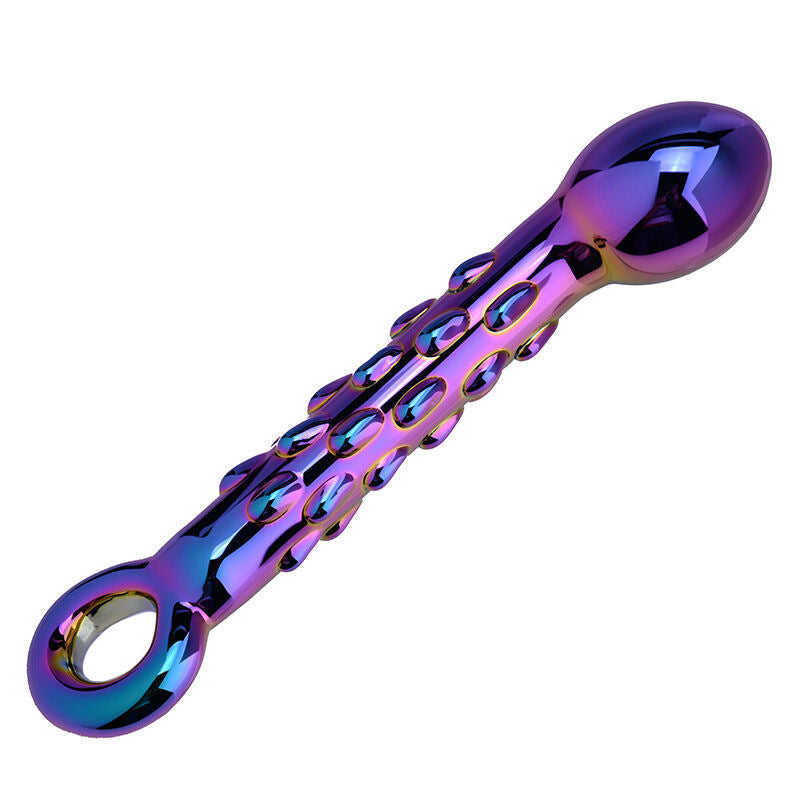 6.7'' Rainbow Glass G-spot Dildo - image 3