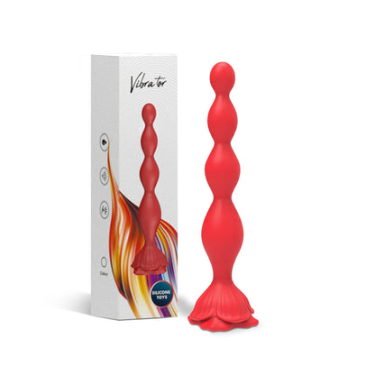 Rose Beads Vibrator Butt Plug - Basic Version - image 10