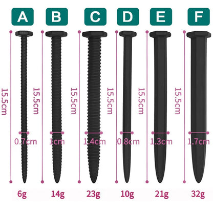 Urethral Dilatator Male Sounding Penis Plug - flat 3 sizes set - image 3