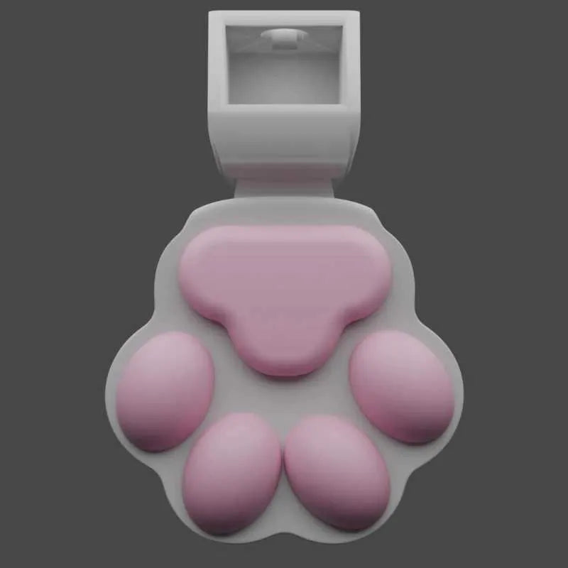 Cute Pink Paw Pad Chastity Cage - image 0