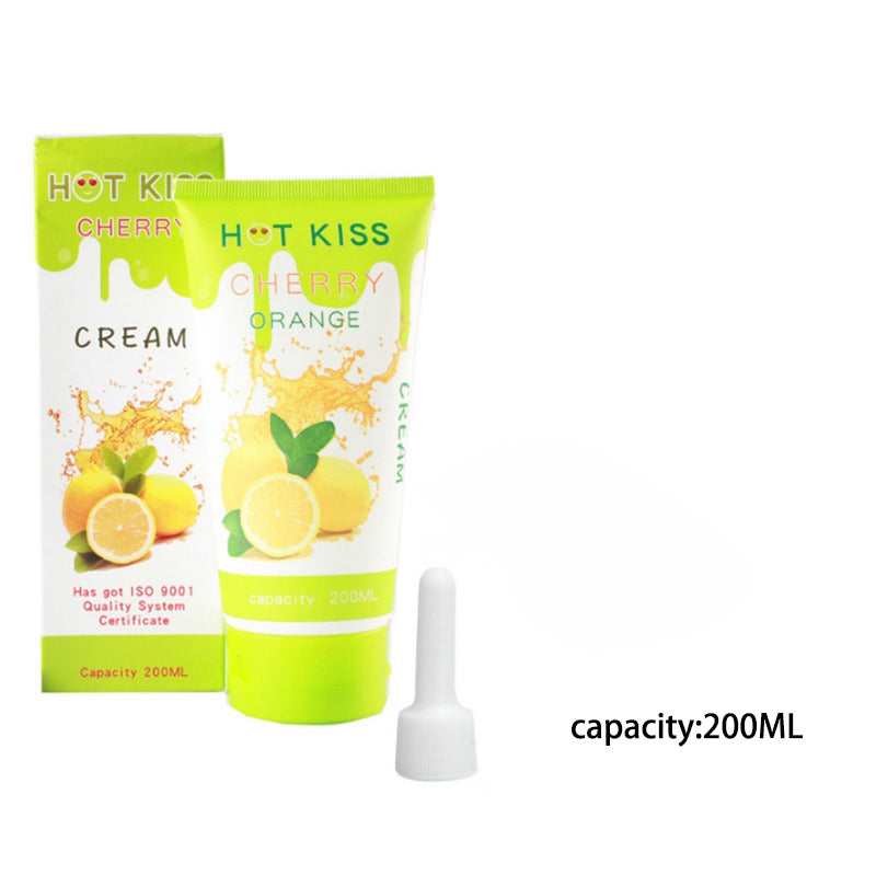 Silk Touch Flavored Lube Vagina Anal Lubricant  (25ml, 50ml, 100ml, 200ml) - Orange - 200ml - image 8