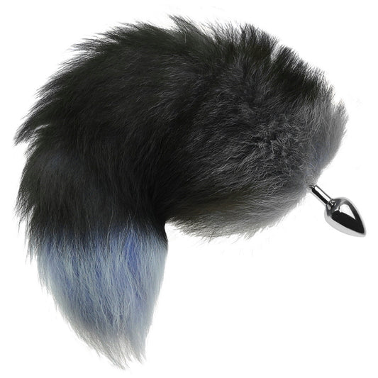 15.7'' Oversized Plush Fox Tail Butt Plug – Extra-Wide 3.94'' - image 1