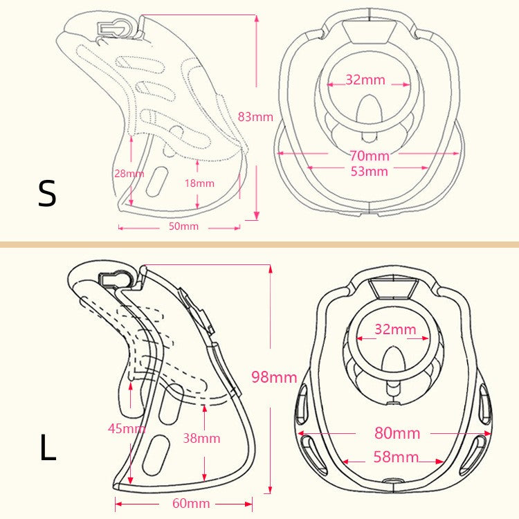Dungeon Cage Black High Security Full Coverage Male Chastity Device - image 5