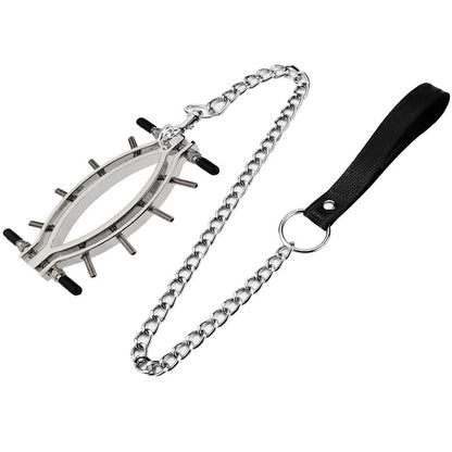 Stainless Metal Adjustable Labia Clamp for Sensation Play - B - image 0