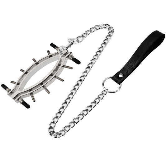 Stainless Metal Adjustable Labia Clamp for Sensation Play - B - image 0