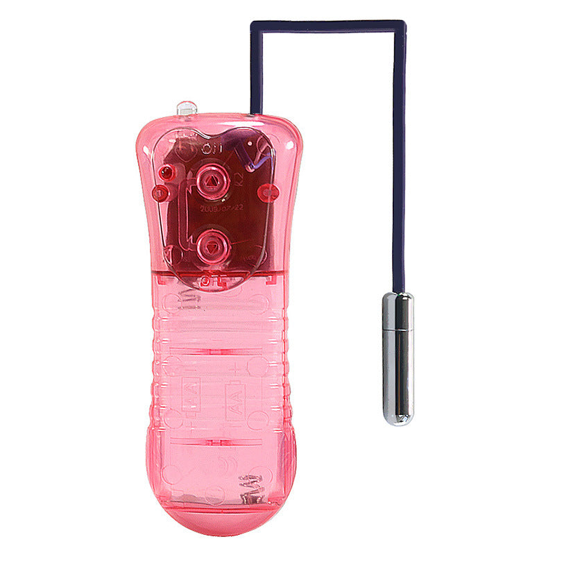 Electric Vibrating Urethral Sounding Rod - Pink - image 0