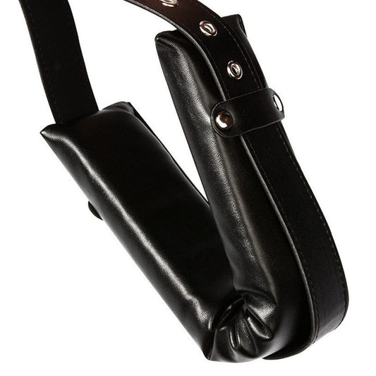 M-Shape Leg Spreader Restraint – Soft, Durable PU Leather BDSM Toy for Beginners & Advanced - image 1