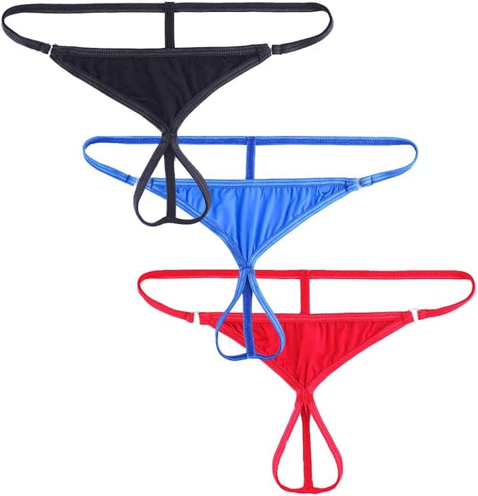 Men Open Front G-string Underwear - image 3
