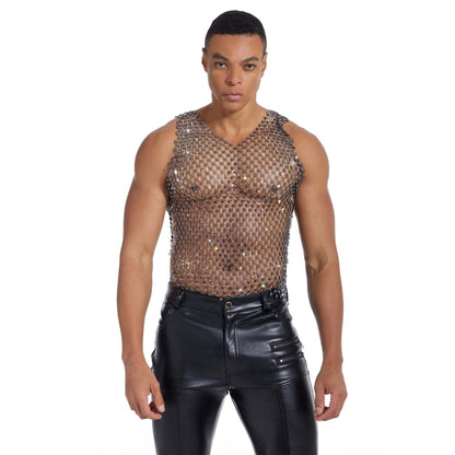 Starluxe Mesh Sparkle Top – Style E - image 0