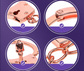 SM Gold & Silver Handcuffs Hand Restraints - image 3