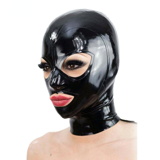Latex SM Mask With Back Zipper - XL - image 0