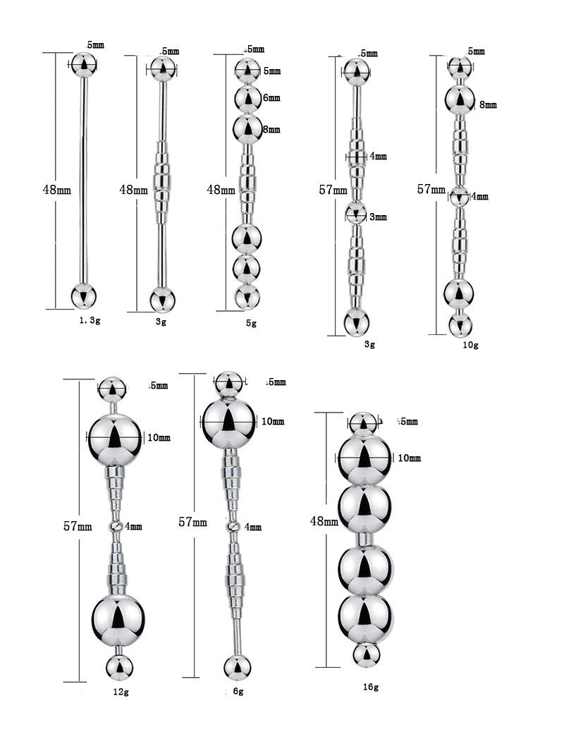 Beaded Shape Urethral Sound Penis Wand Penis Plug - image 9