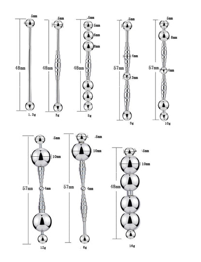 Beaded Shape Urethral Sound Penis Wand Penis Plug - image 9