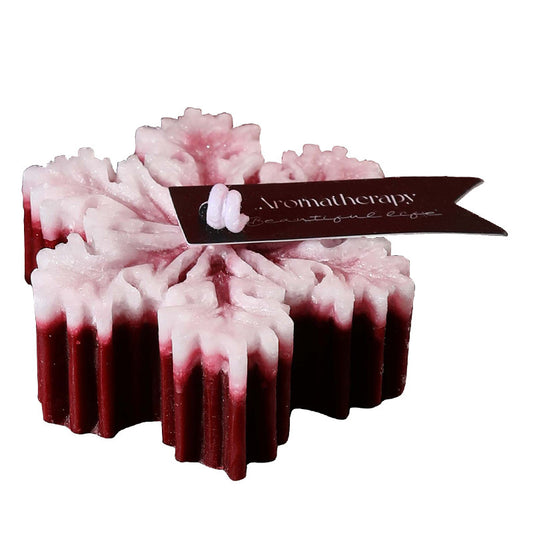 Christmas Snowflake Candles - image 1