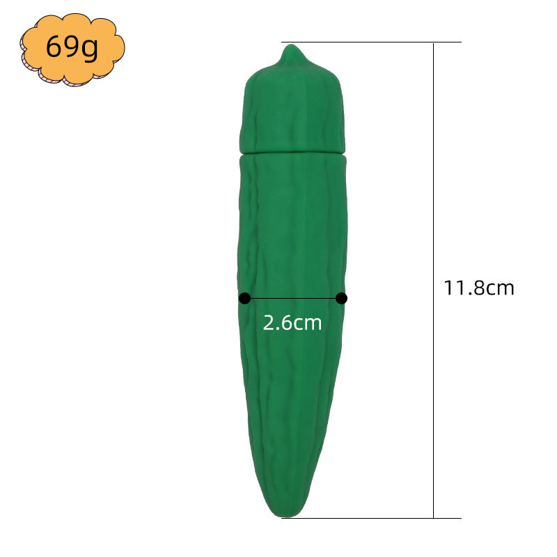 Vegetable Emoji Vibrator - Bitter melon - image 5