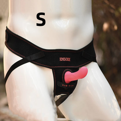 Lesbian Strap-On Harness with Color Options – Perfect Fit & Control - Rose - S - image 3