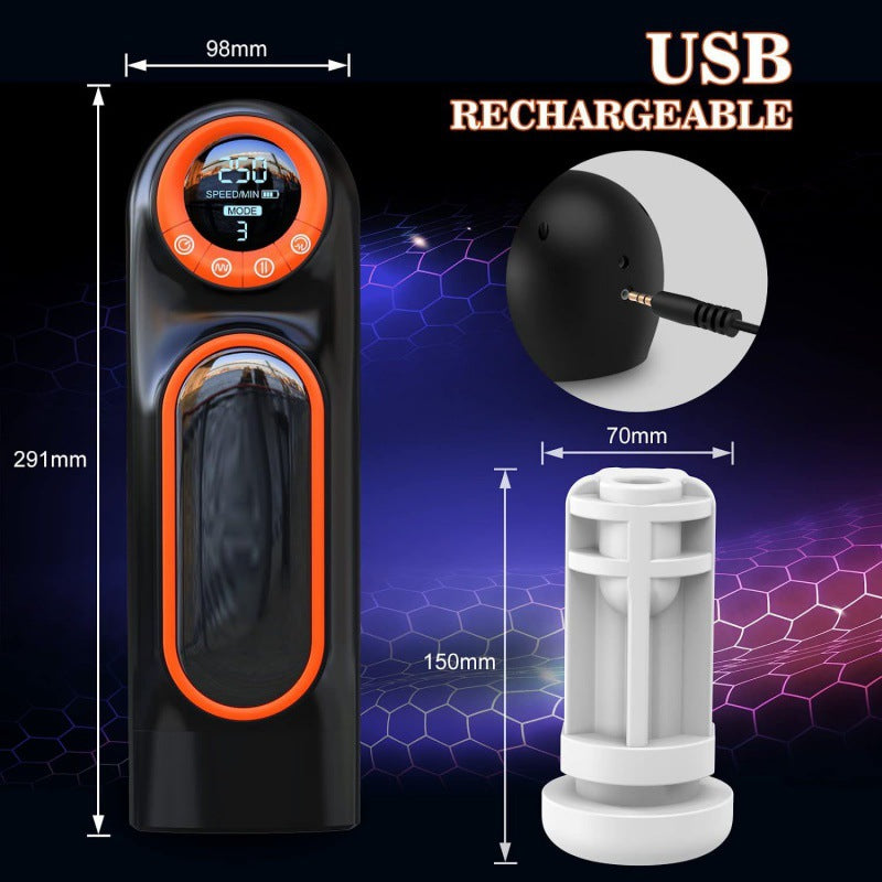Fully Automatic Men’s Masturbator Inverted Aircraft Cup - image 1