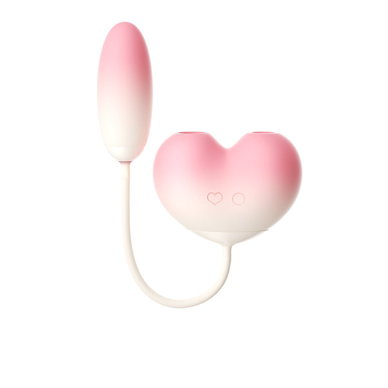 Peach Dolphin Sucking Licking Vibrator App Control Sex Massager  - Pink - image 0